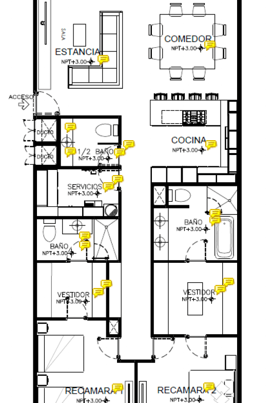 a floor plan of a house